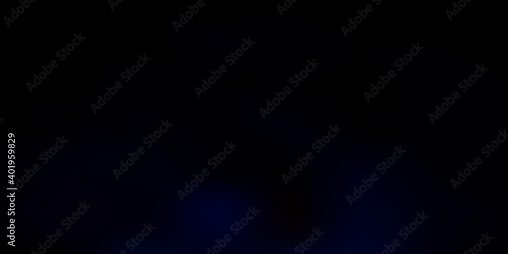 Dark blue vector blurred backdrop.