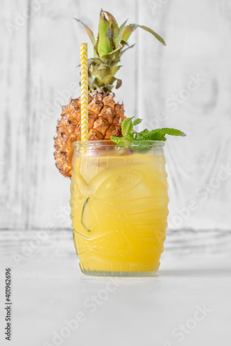 Pineapple cocktail photo