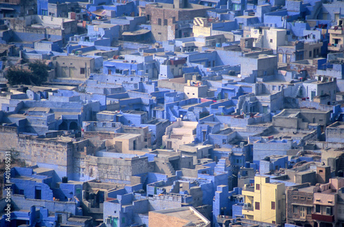 Jodhpur seen from a distance and above.  © Dick