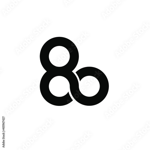 80 infinity Years Anniversary Celebration Vector Template Design Illustration