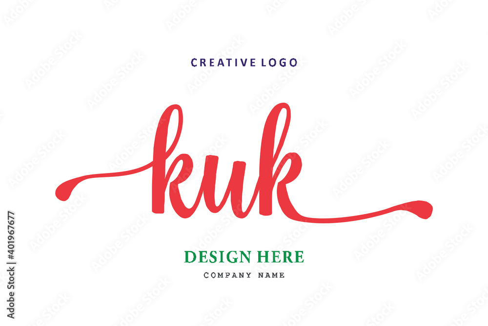 KUK lettering logo is simple, easy to understand and authoritative KUK lettering logo is simple, easy to understand and authoritative
