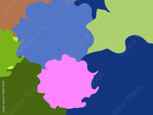 Beautiful of Colorful Art Pink  Red  Green and Blue  Abstract Modern Shape. Image for Background or Wallpaper