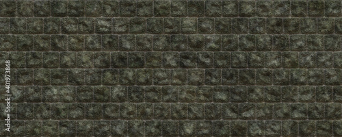 Square stone wall texture with rust and mortar background