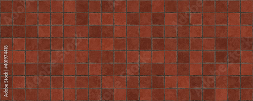 Terracotta floor tile texture background
