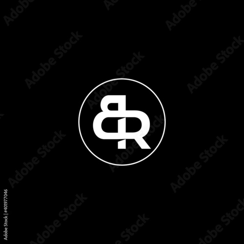 BR Letters logo vector illustration