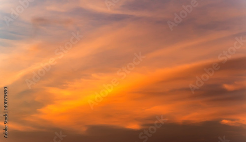 Fototapeta Naklejka Na Ścianę i Meble -  clouds in sky display sunset background