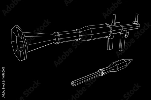 Anti-tank rocket propelled grenade launcher - RPG 7