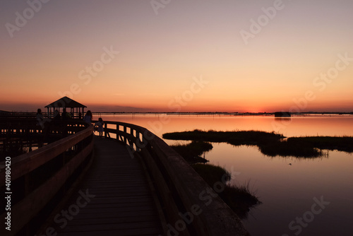 Fototapeta Naklejka Na Ścianę i Meble -  Sunset on the Pier