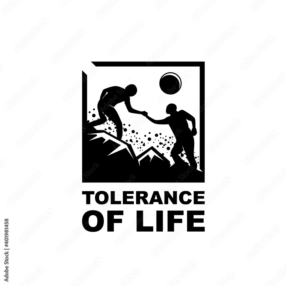 Life Tolerance Logo Design Vector Life Tolerance Logo Design Vector