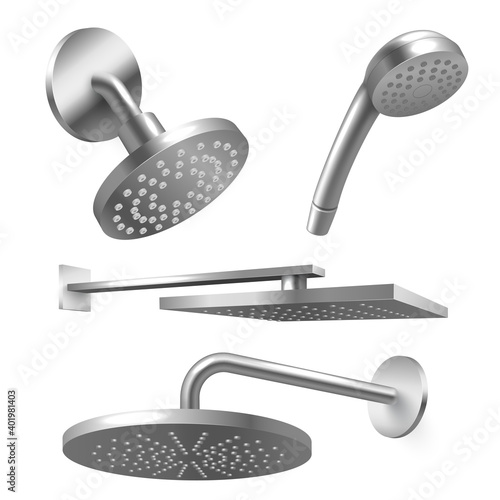 Shower metal heads, showerhead, rain massage bath equipment