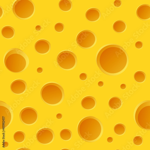 Cheese texture Emoji Pattern. Food Seamless Background Symbols. Silhouette Emoticon Holes Design Vector.
