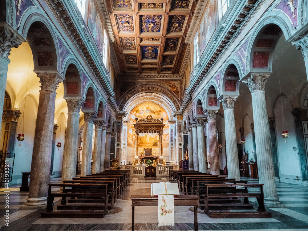 Obraz premium interior of the cathedral del fiore