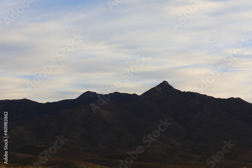 Silhouette Mountain Range