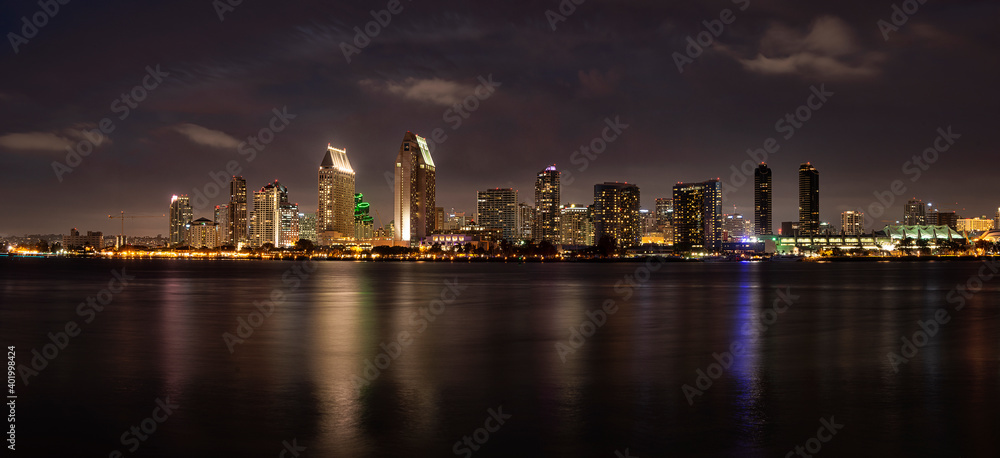 San Diego Night Panorama