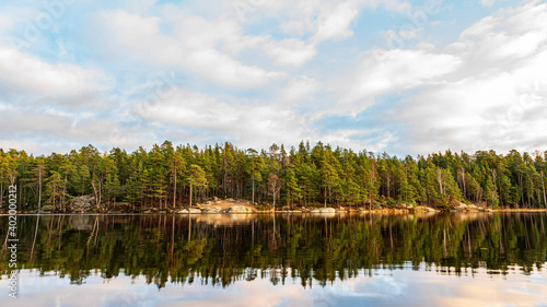 Canvas Print Rudansjön in Haninge.
