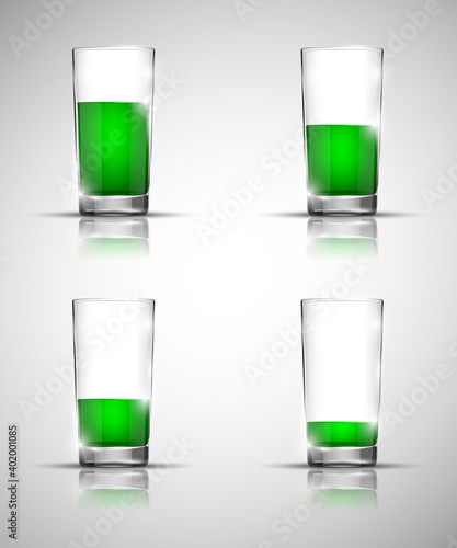 Glass with cold drink alcohol. Bright soda. A glass of lemonade or fruit juice. Cold iced tea. Bar with a glass of cocktail fizzy water