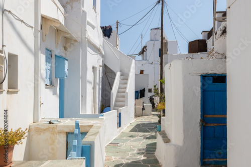 Traditional Greek white architecture, Folegandros Island, Greece. © Tomasz Wozniak