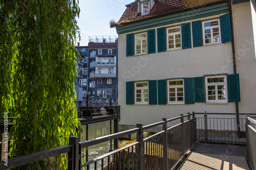 Haus am Rossneckarkanal, Esslingen am Neckar, Baden-Württemberg photo