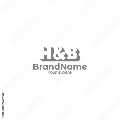 Simple HB Logo Design Vector
