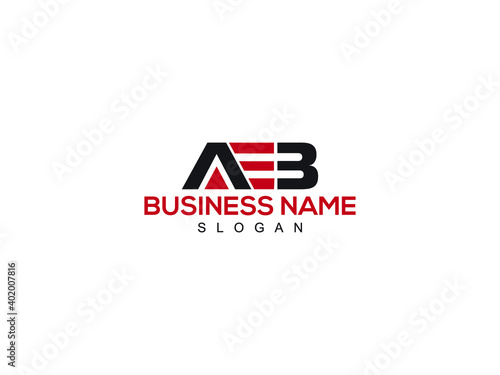 AEB Letter Logo, aeb logo icon design photo