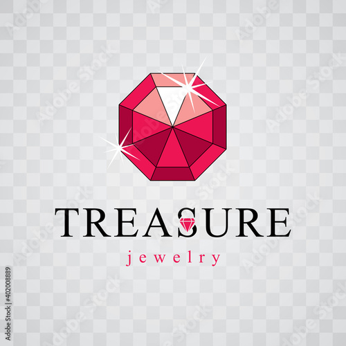 Vector luxury faceted decor...