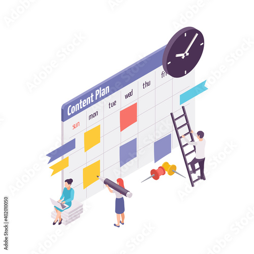 Vlog Isometric Concept