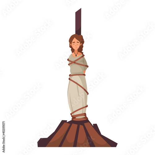 Medieval Woman Illustration
