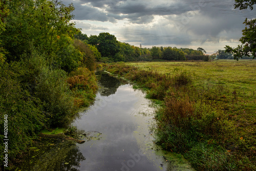 River Beult at Headcorn near Maidstone in Kent, England