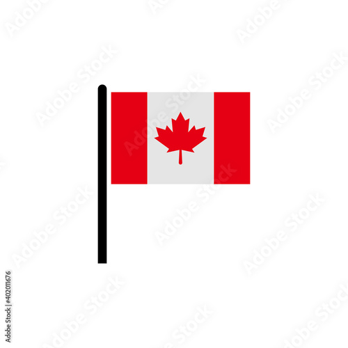 Canada icon set flags vector symbol of country