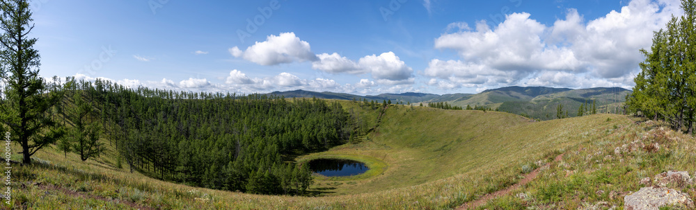 Panorama Uran Togoo Volcano Mongolia Panorama Uran Togoo Volcano Mongolia