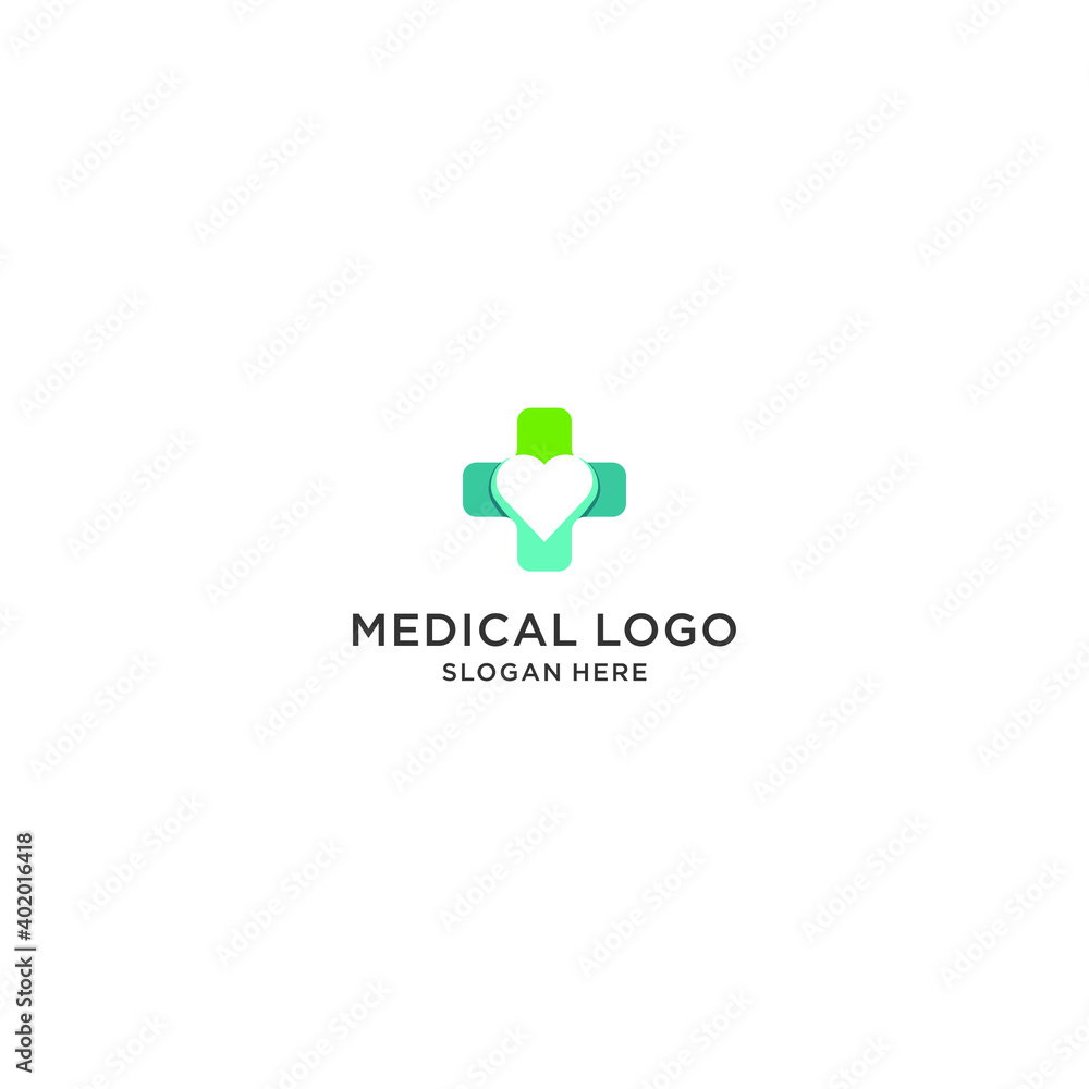Cross health medical logo design vector template Cross health medical logo design vector template
