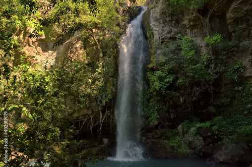 Der Wasserfall Catarata La Cangreja im Nationalpark Rincon de la Vieja in Costa Rica