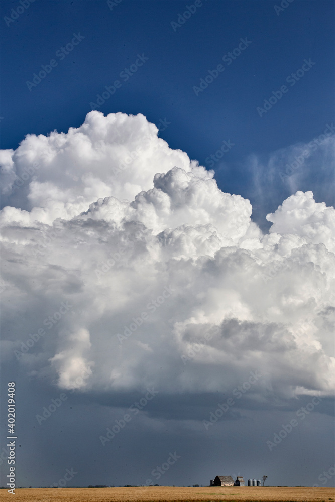 Obraz premium Prairie Storm Clouds Canada