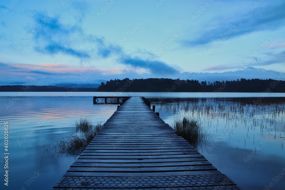 Fototapeta premium Jetty in New Zealand