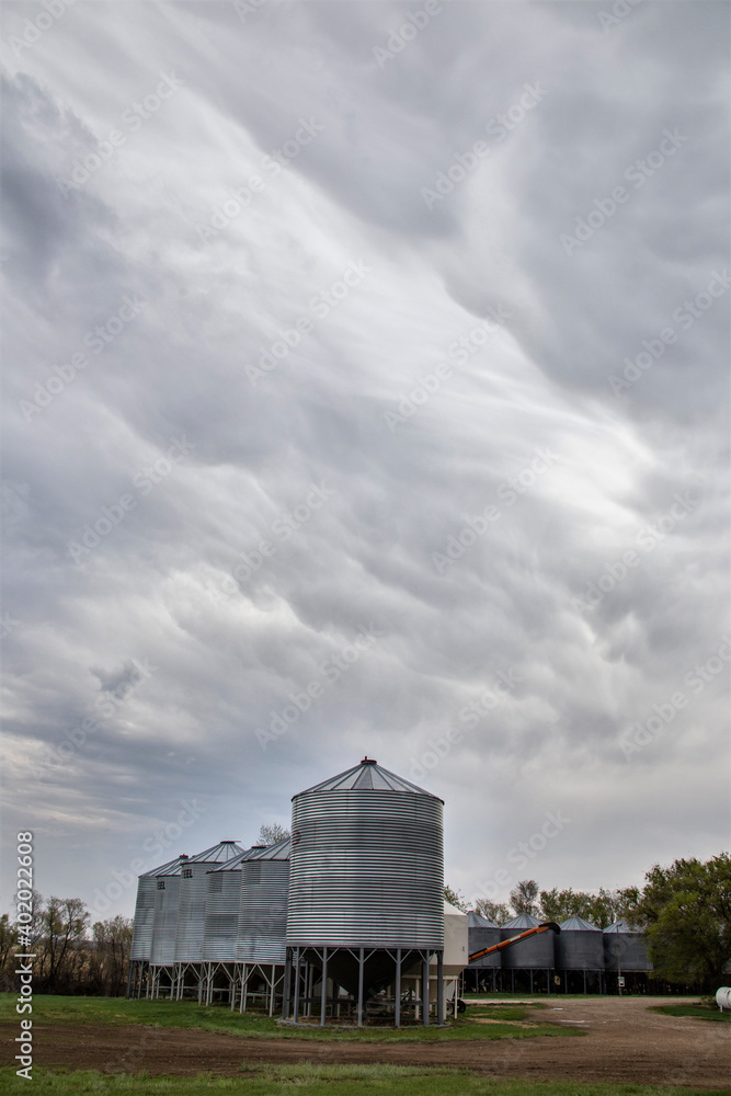 Fototapeta premium Prairie Storm Clouds Canada