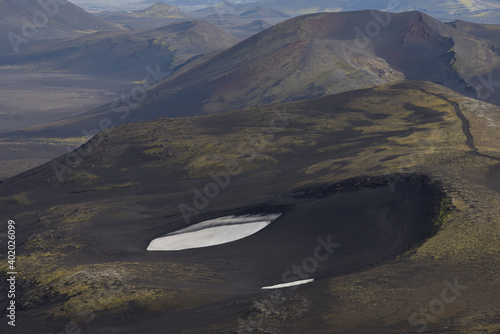 Hekla volcano trail in Iceland