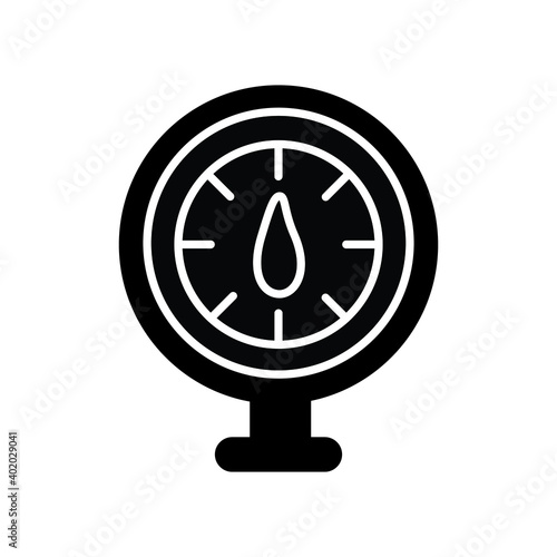 Guage meter pressure glyph icon
