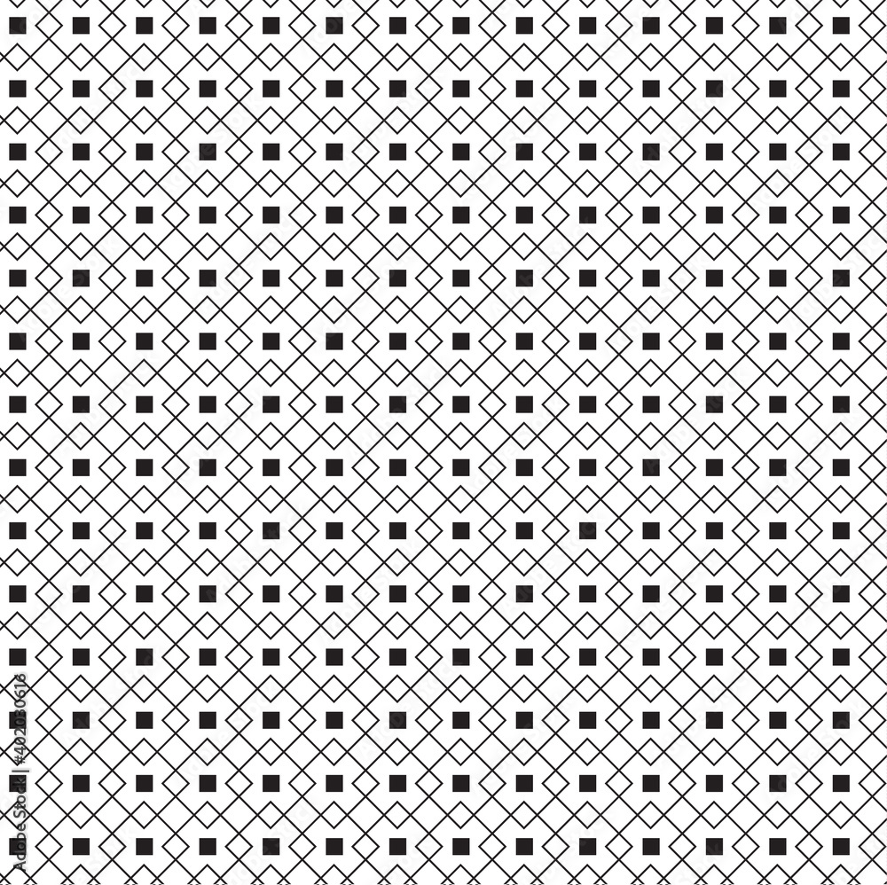 Fototapeta premium Black and white pattern geometric abstract graphic