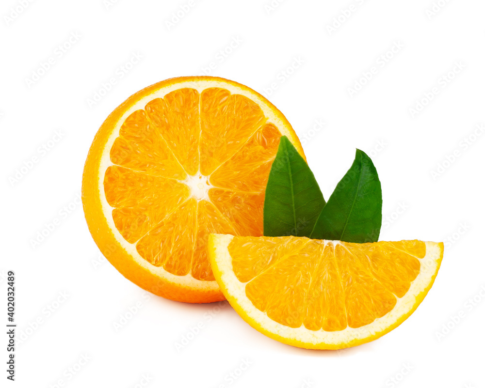 Oranges isolated on white background Oranges isolated on white background
