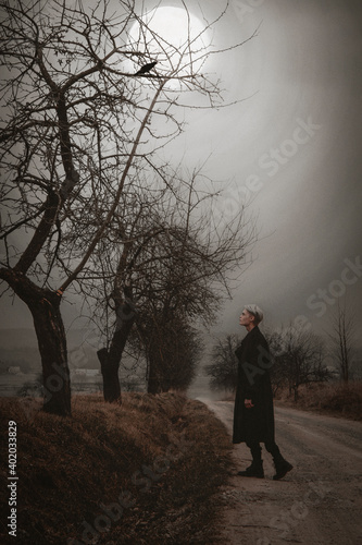 walking in the fog moon