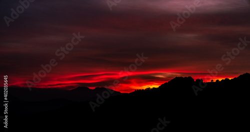red sky