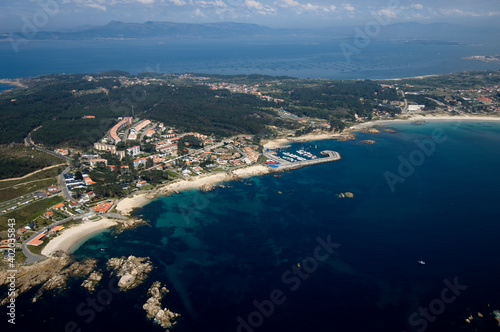 aerial view of Sanxenxo and Portonovo photo