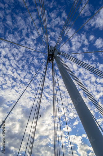 Fototapeta Naklejka Na Ścianę i Meble -  bridge over sky