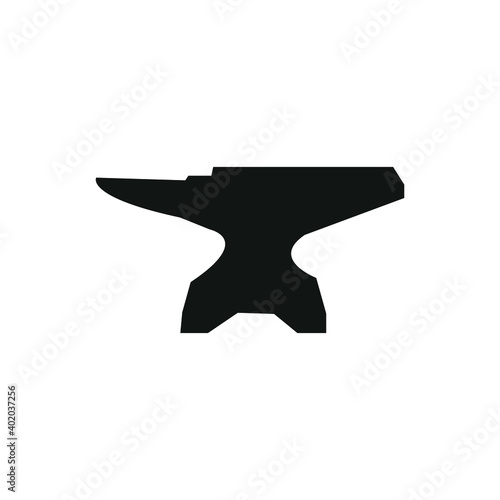 Anvil silhouette vector