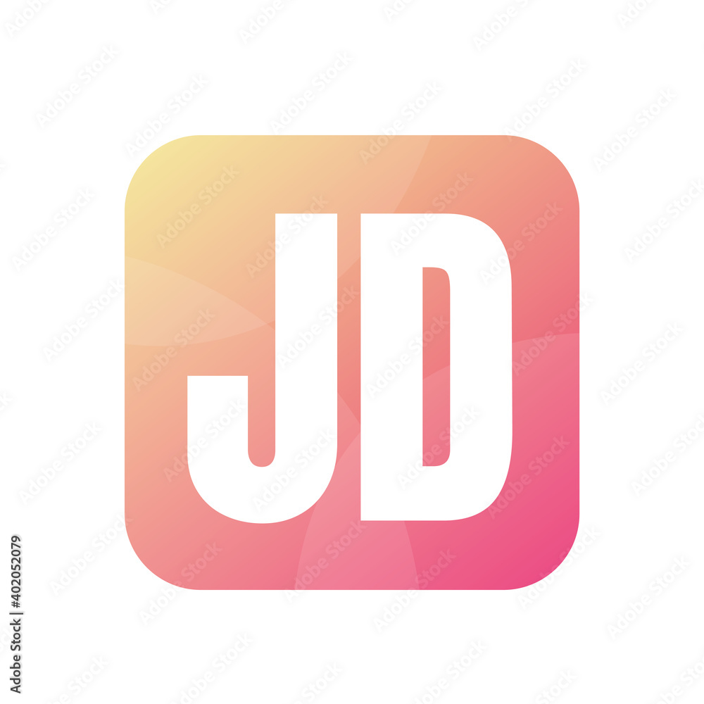 JD Letter Logo Design With Simple style JD Letter Logo Design With Simple style