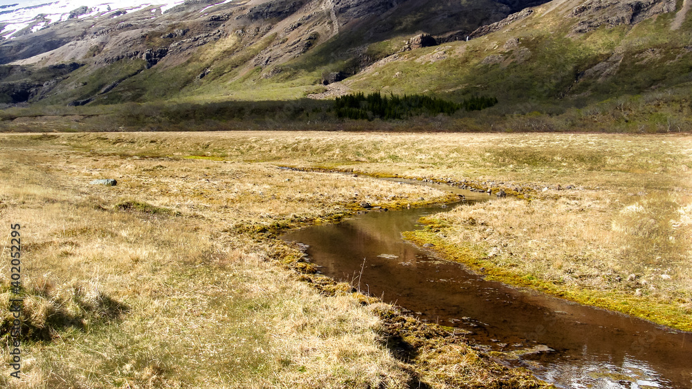 spring water in the icelandic moutains spring water in the icelandic moutains
