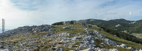 Top of Velebit national park mountains.