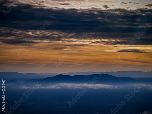 sunset in the mountains © Miguel