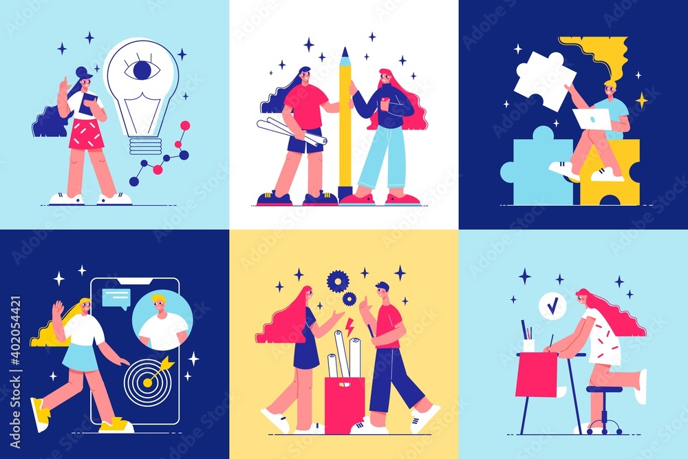 Fototapeta premium Brainstorm Design Concept