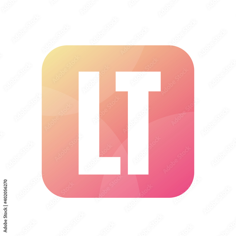 LT Letter Logo Design With Simple style LT Letter Logo Design With Simple style